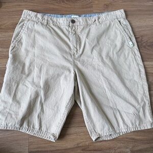 Men's Quiksilver Every Day Union Straight Fit Stretch Shorts Sz 38 Khaki Chino‎